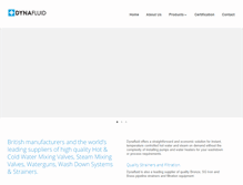 Tablet Screenshot of dynafluid.com